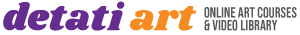 Detati Art Courses Logo